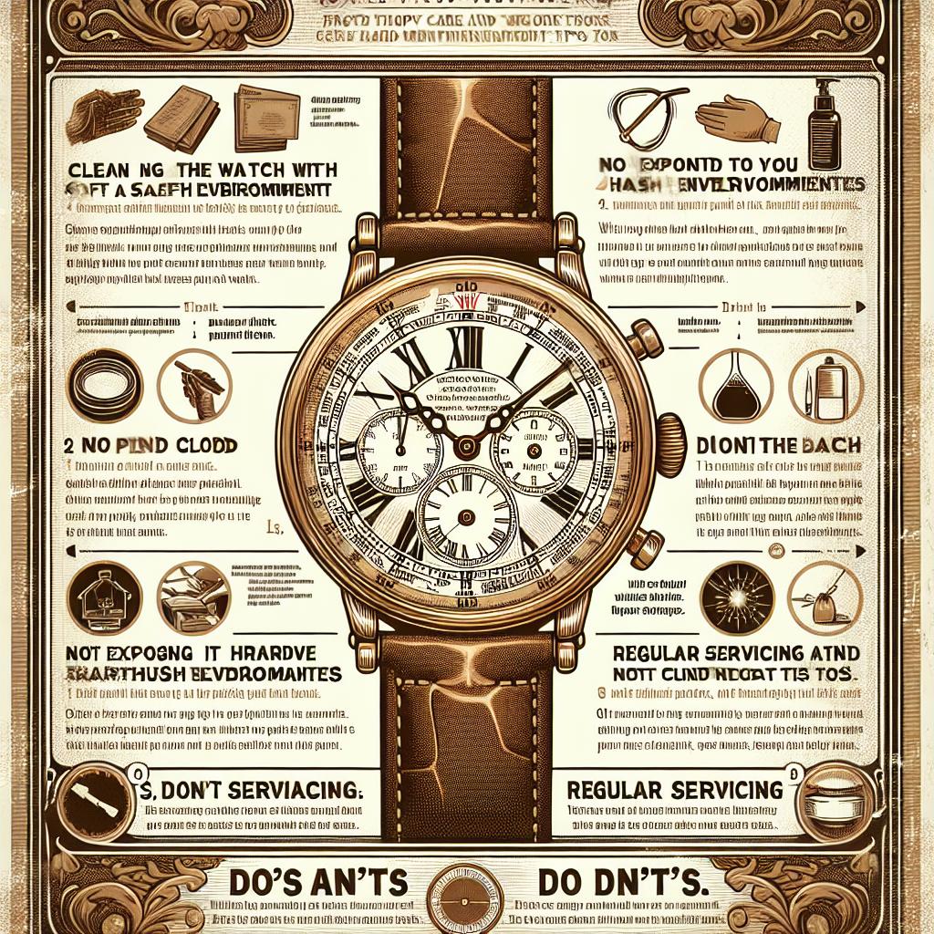 Tips for⁣ Proper Care and Maintenance of Your⁣ Timepiece
