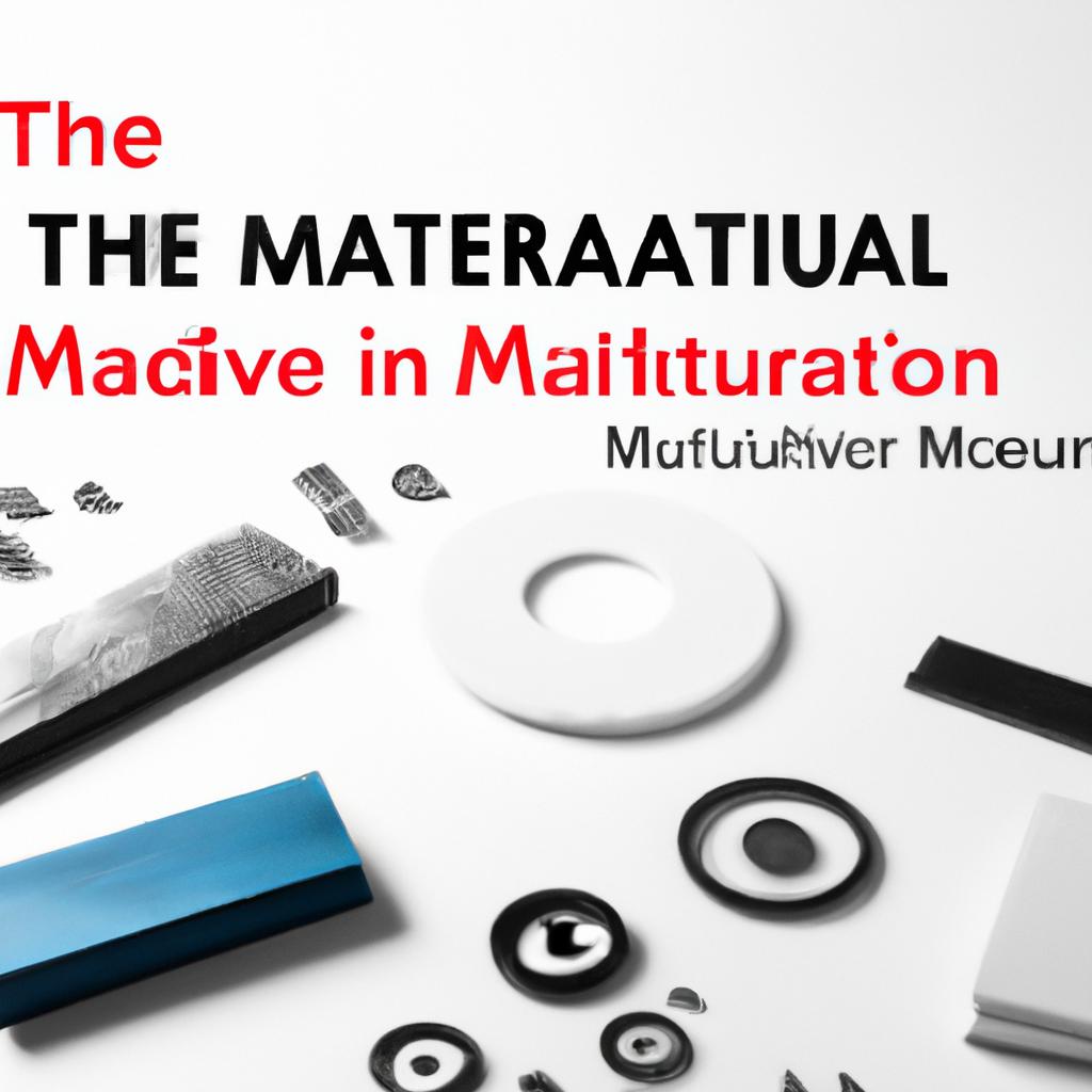 Unveiling the Materials Revolution: From Traditional to ‌Advanced Manufacturing