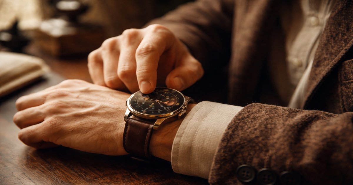 smart watch in use