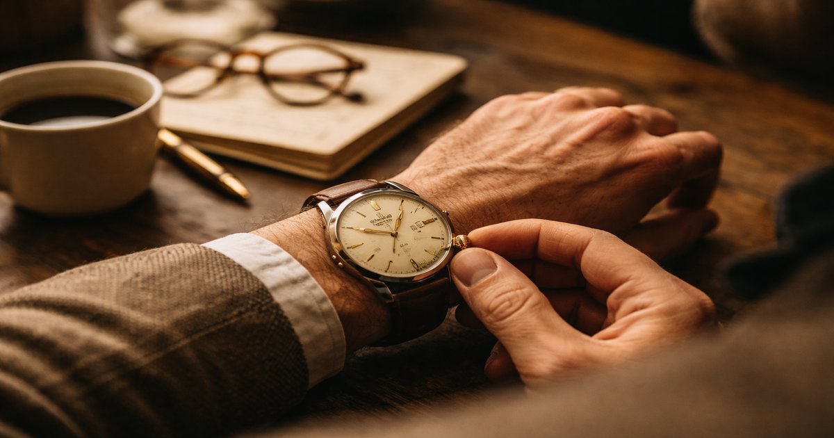 orient classic automatic in use