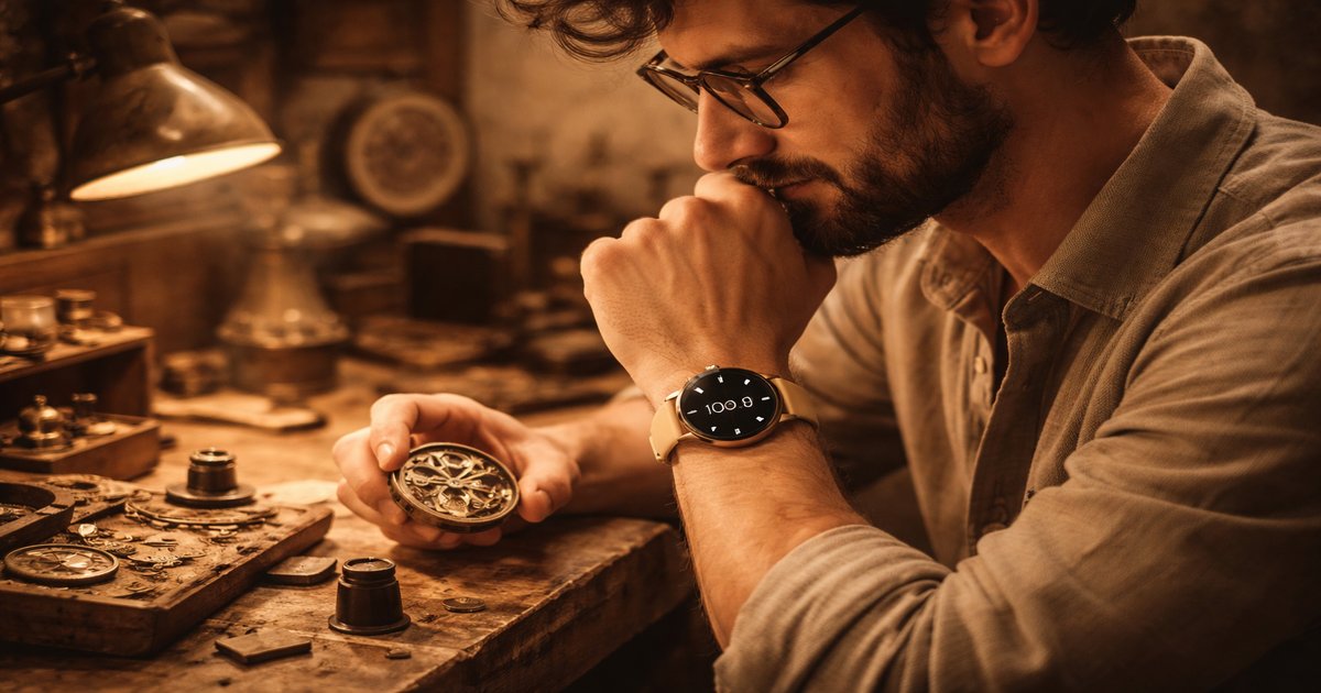 google pixel watch in use