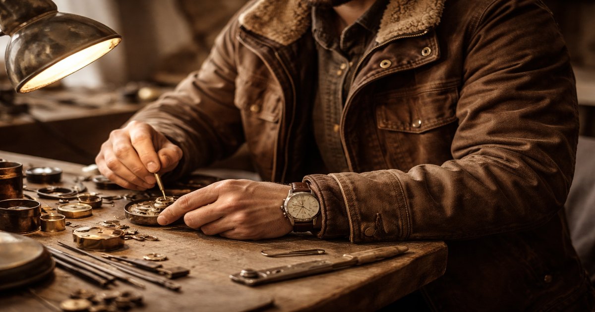 burr jacket in use